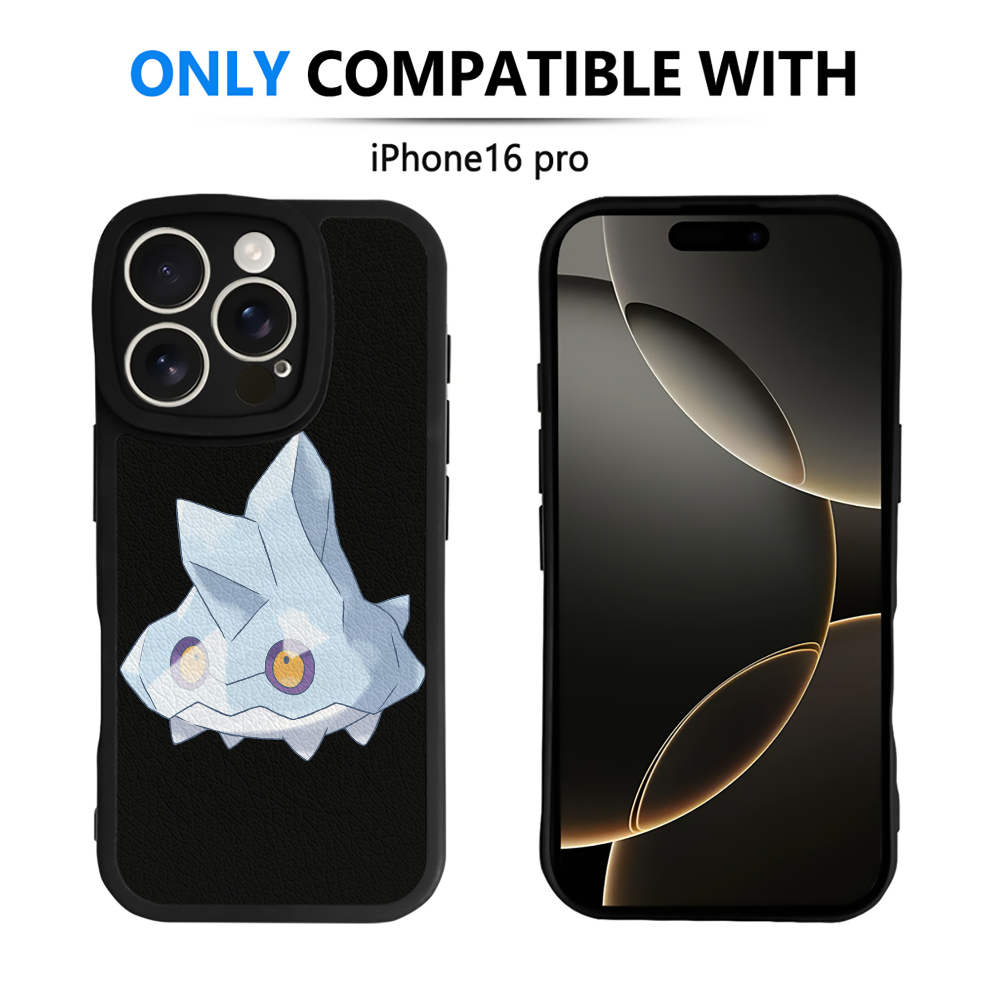 （画像用） ポケットモンスター Pokémon 【iPhone 16シリーズ対応】シリコンスマホケース（レザー調） 材質：シリコン